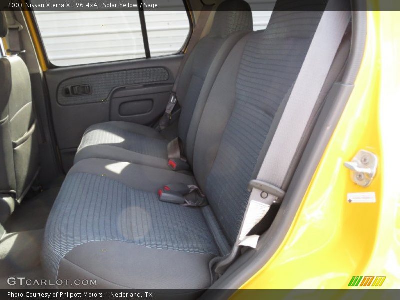 Solar Yellow / Sage 2003 Nissan Xterra XE V6 4x4