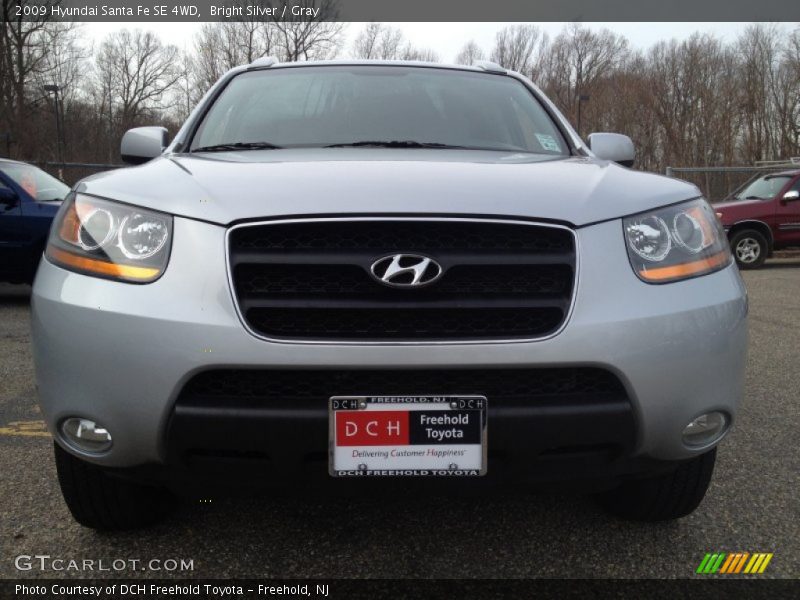 Bright Silver / Gray 2009 Hyundai Santa Fe SE 4WD