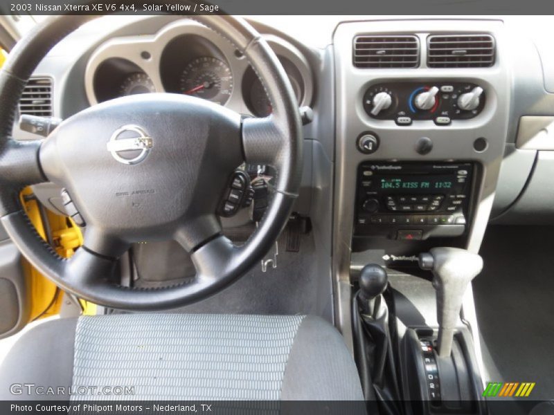 Solar Yellow / Sage 2003 Nissan Xterra XE V6 4x4