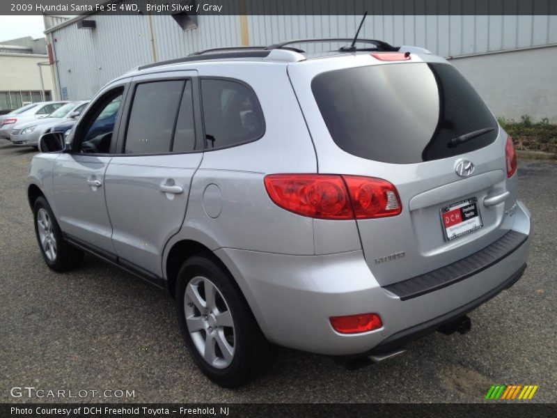 Bright Silver / Gray 2009 Hyundai Santa Fe SE 4WD