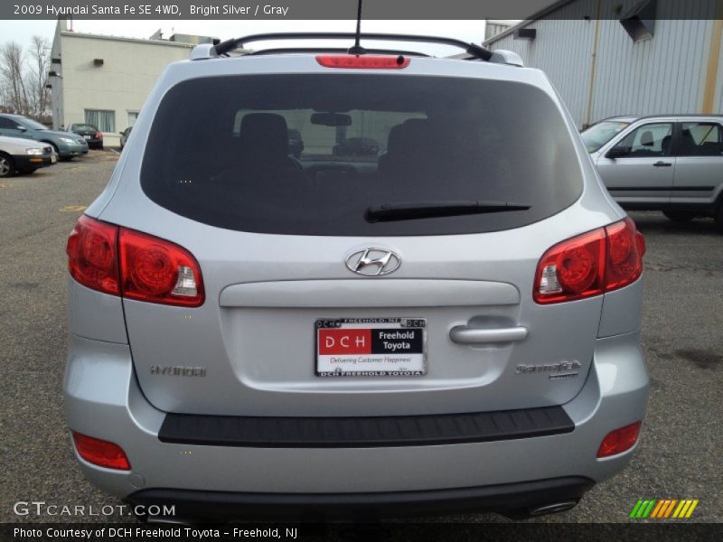Bright Silver / Gray 2009 Hyundai Santa Fe SE 4WD