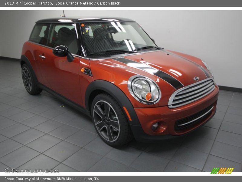 Spice Orange Metallic / Carbon Black 2013 Mini Cooper Hardtop