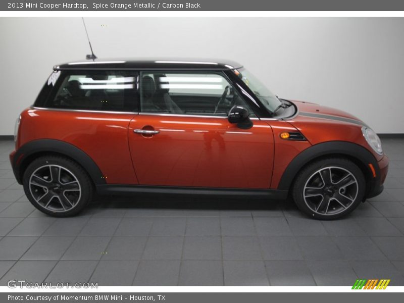 Spice Orange Metallic / Carbon Black 2013 Mini Cooper Hardtop