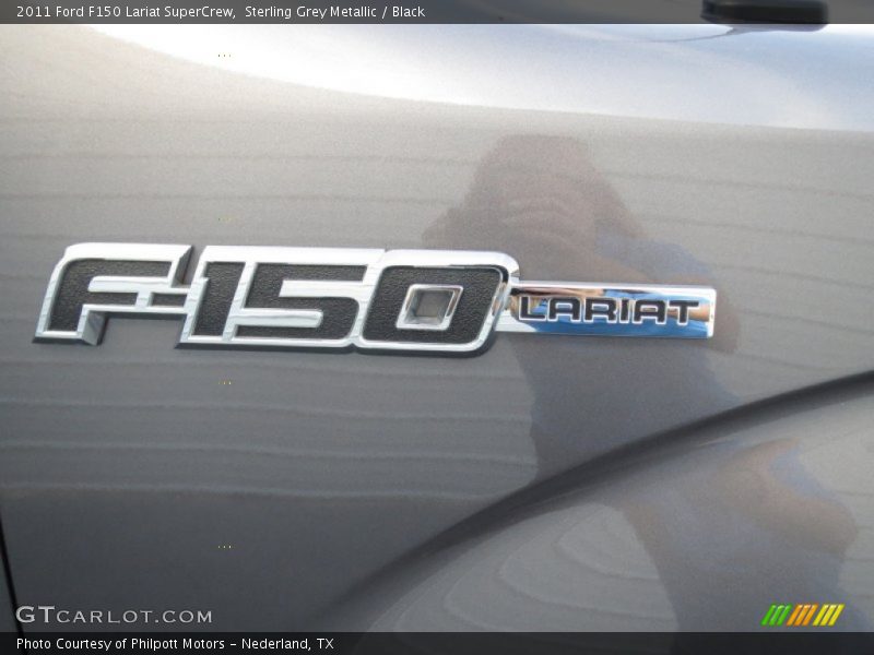 Sterling Grey Metallic / Black 2011 Ford F150 Lariat SuperCrew