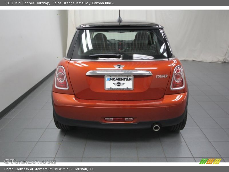 Spice Orange Metallic / Carbon Black 2013 Mini Cooper Hardtop