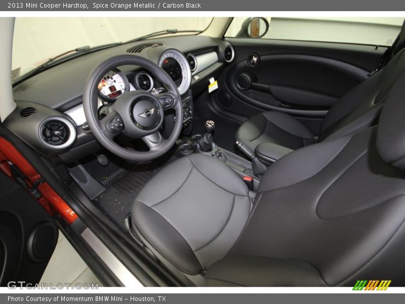 Spice Orange Metallic / Carbon Black 2013 Mini Cooper Hardtop
