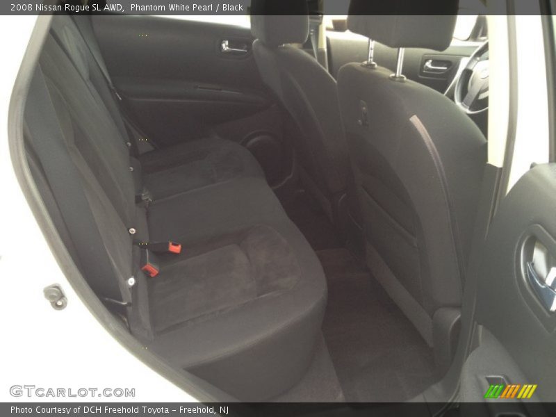 Phantom White Pearl / Black 2008 Nissan Rogue SL AWD