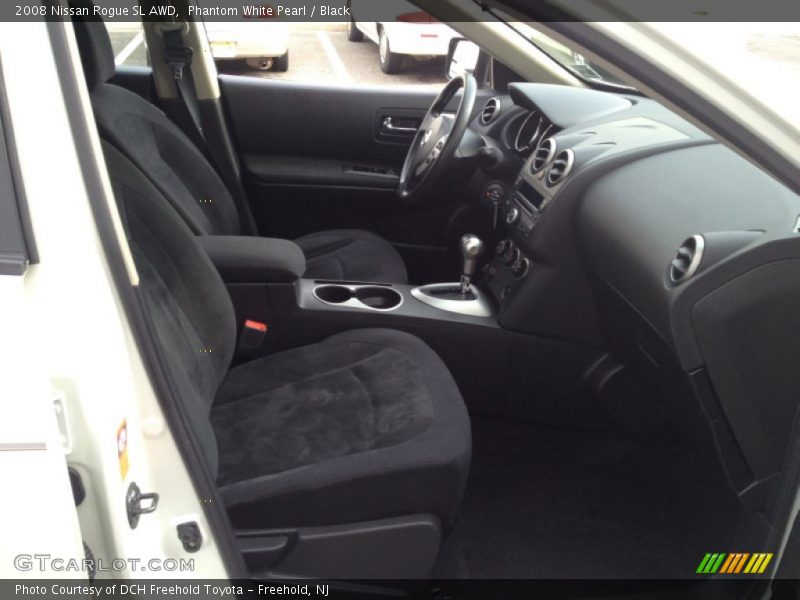 Phantom White Pearl / Black 2008 Nissan Rogue SL AWD