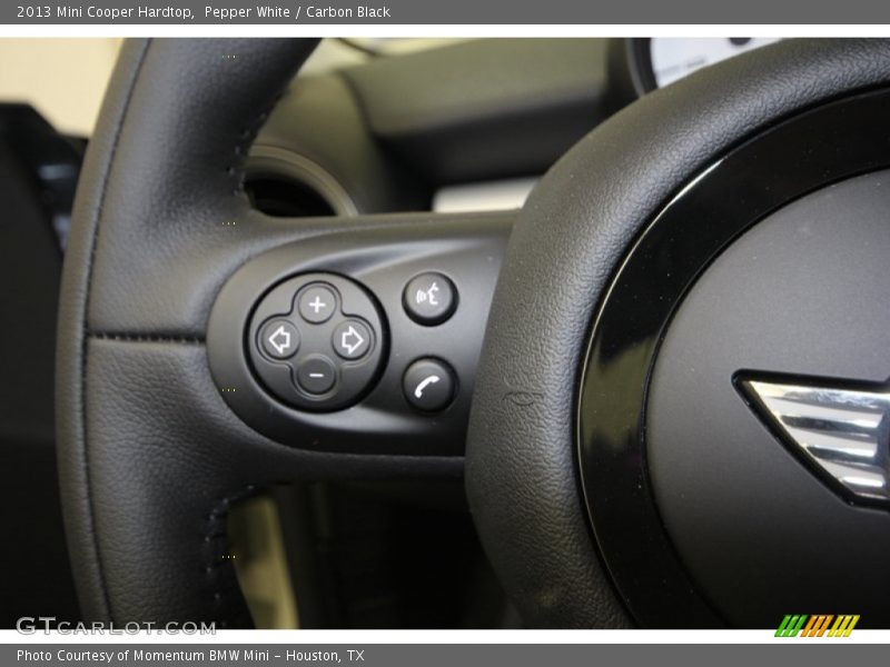 Pepper White / Carbon Black 2013 Mini Cooper Hardtop