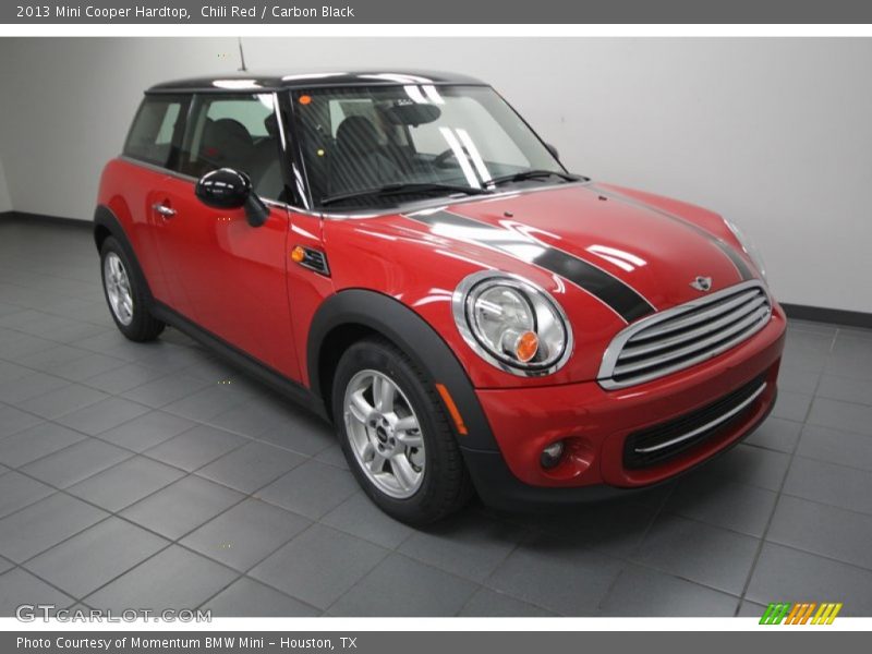 Chili Red / Carbon Black 2013 Mini Cooper Hardtop