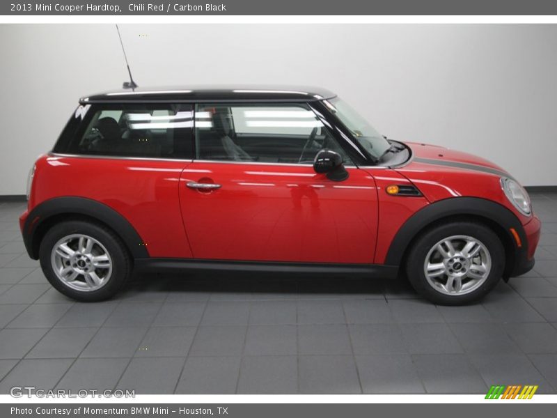 Chili Red / Carbon Black 2013 Mini Cooper Hardtop