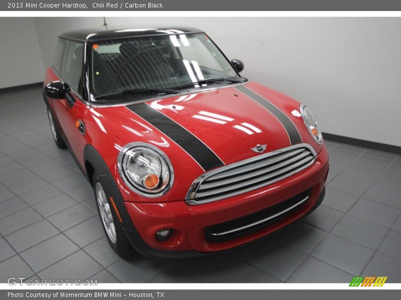 Chili Red / Carbon Black 2013 Mini Cooper Hardtop