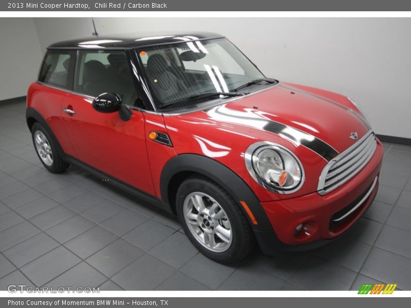 Chili Red / Carbon Black 2013 Mini Cooper Hardtop