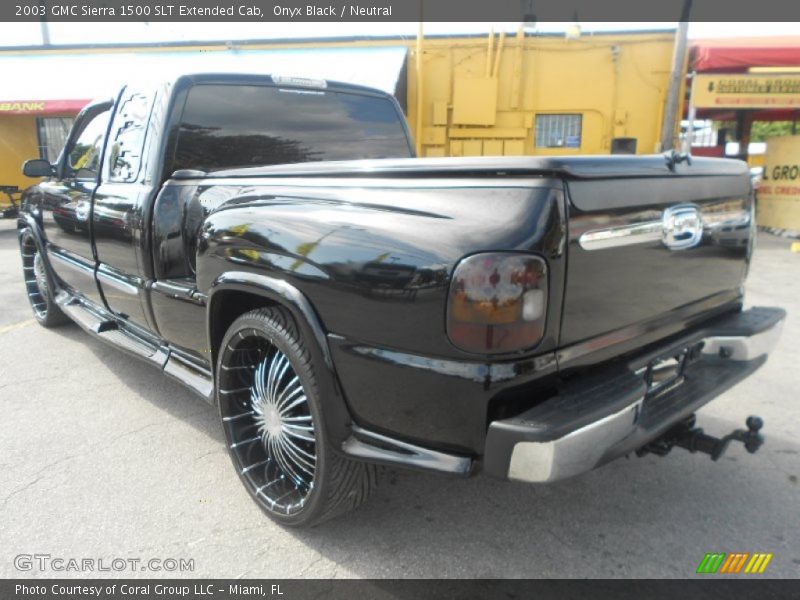 Onyx Black / Neutral 2003 GMC Sierra 1500 SLT Extended Cab