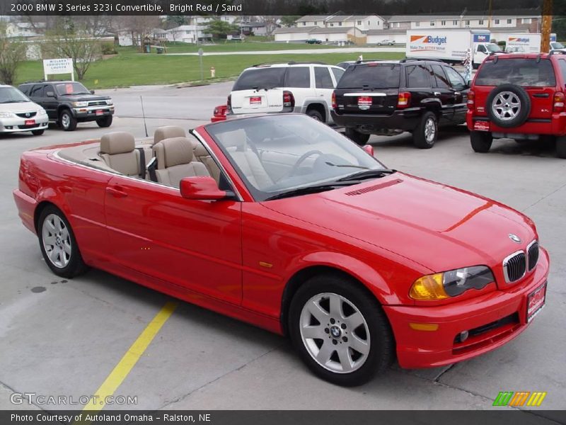 Bright Red / Sand 2000 BMW 3 Series 323i Convertible