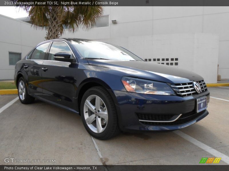 Night Blue Metallic / Cornsilk Beige 2013 Volkswagen Passat TDI SE