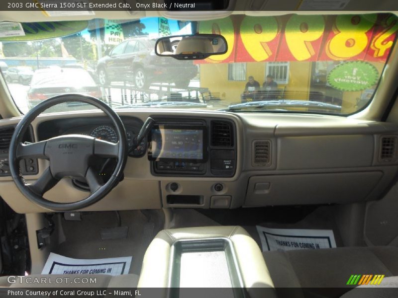 Onyx Black / Neutral 2003 GMC Sierra 1500 SLT Extended Cab