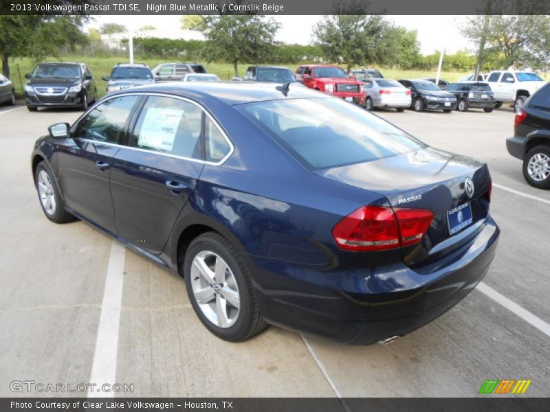Night Blue Metallic / Cornsilk Beige 2013 Volkswagen Passat TDI SE