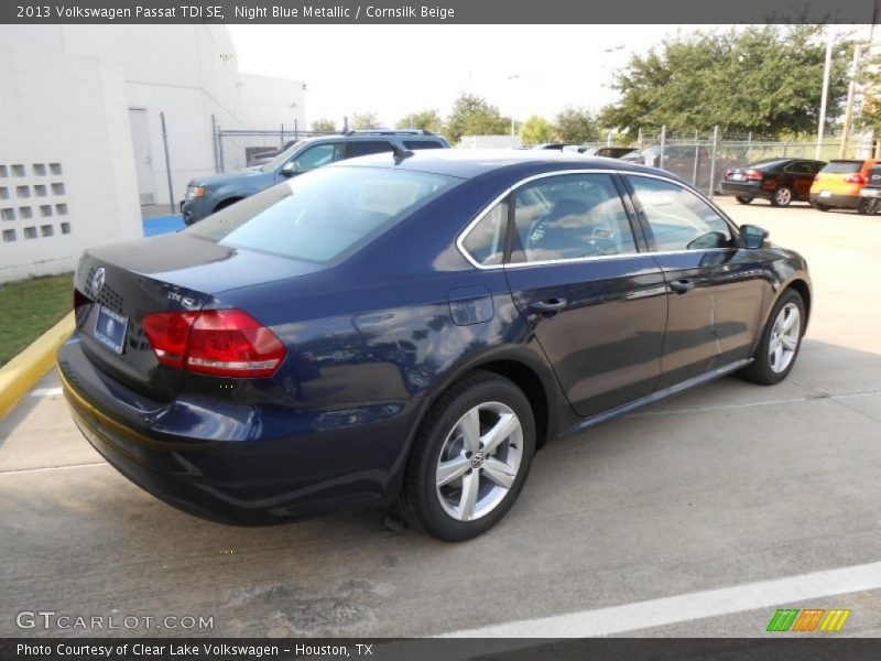 Night Blue Metallic / Cornsilk Beige 2013 Volkswagen Passat TDI SE