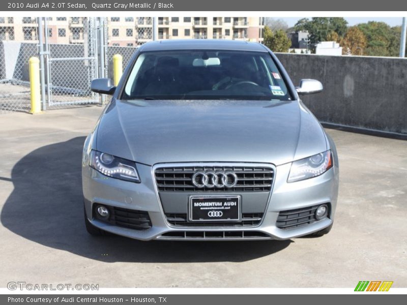Quartz Gray Metallic / Black 2010 Audi A4 2.0T Sedan