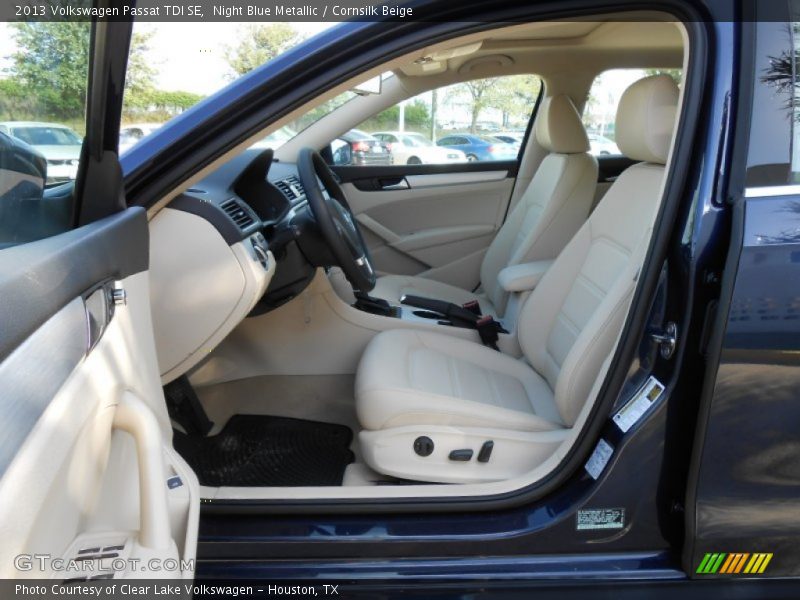 Night Blue Metallic / Cornsilk Beige 2013 Volkswagen Passat TDI SE