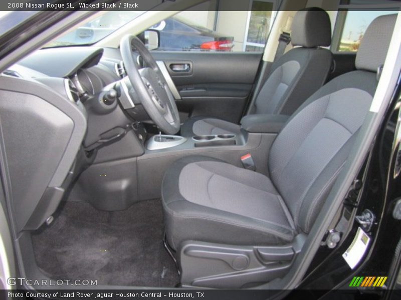  2008 Rogue SL Black Interior