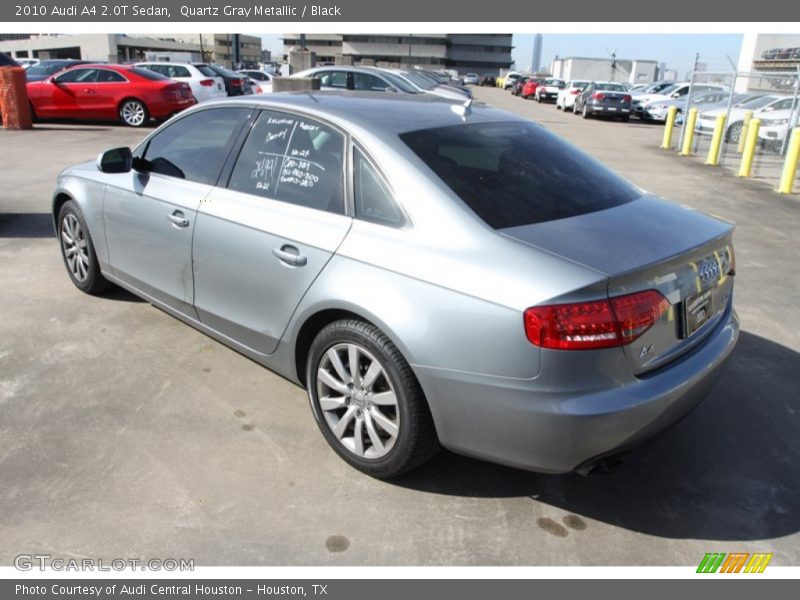 Quartz Gray Metallic / Black 2010 Audi A4 2.0T Sedan