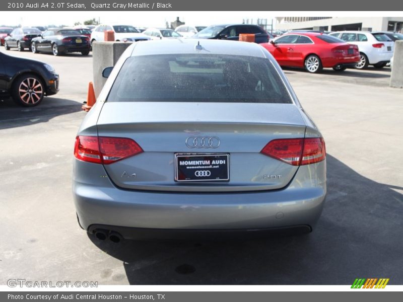 Quartz Gray Metallic / Black 2010 Audi A4 2.0T Sedan