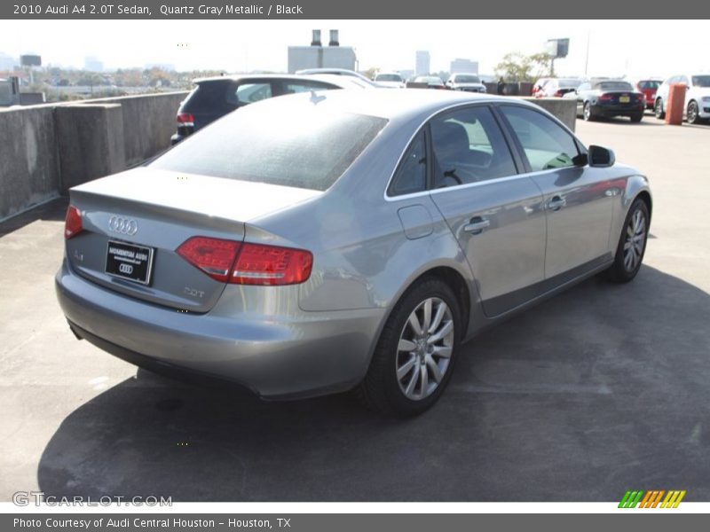 Quartz Gray Metallic / Black 2010 Audi A4 2.0T Sedan