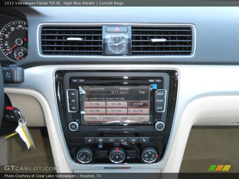 Night Blue Metallic / Cornsilk Beige 2013 Volkswagen Passat TDI SE