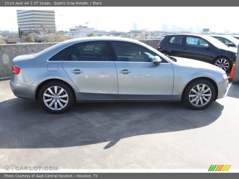 Quartz Gray Metallic / Black 2010 Audi A4 2.0T Sedan