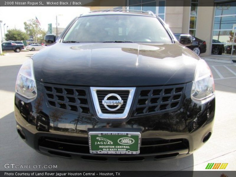 Wicked Black / Black 2008 Nissan Rogue SL