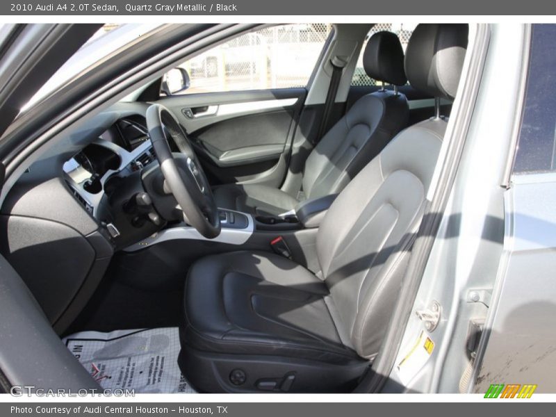 Quartz Gray Metallic / Black 2010 Audi A4 2.0T Sedan