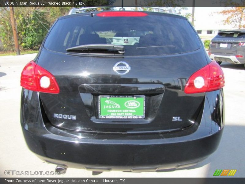 Wicked Black / Black 2008 Nissan Rogue SL