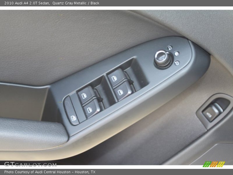 Quartz Gray Metallic / Black 2010 Audi A4 2.0T Sedan