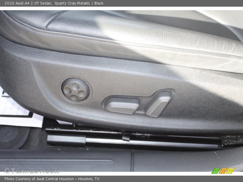 Quartz Gray Metallic / Black 2010 Audi A4 2.0T Sedan