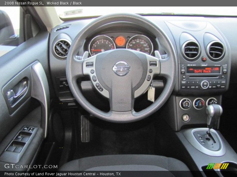 Dashboard of 2008 Rogue SL