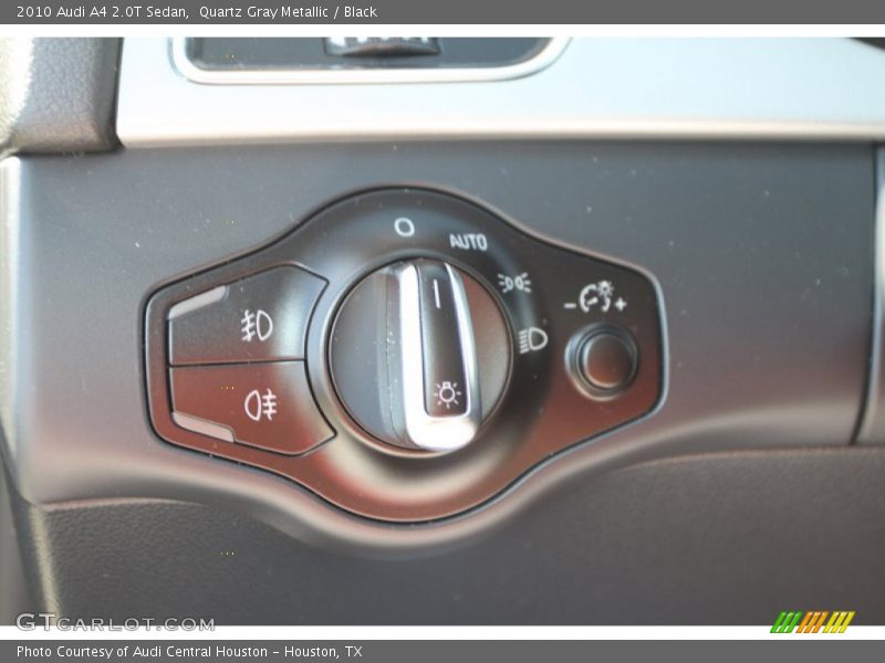 Quartz Gray Metallic / Black 2010 Audi A4 2.0T Sedan