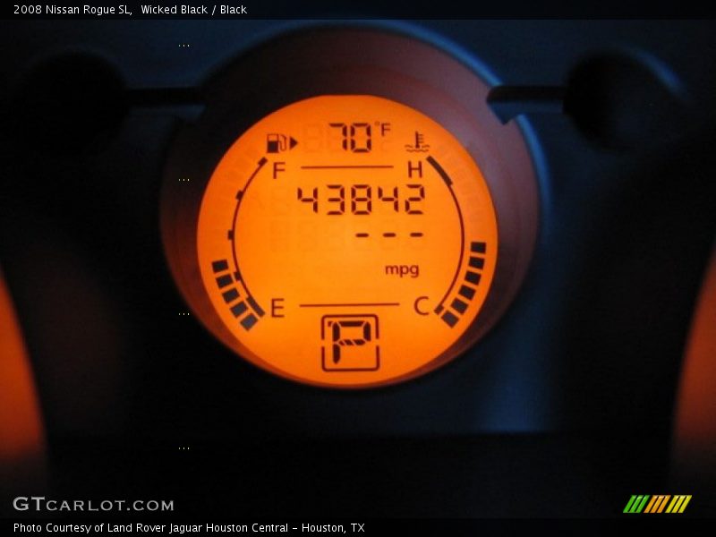 Wicked Black / Black 2008 Nissan Rogue SL