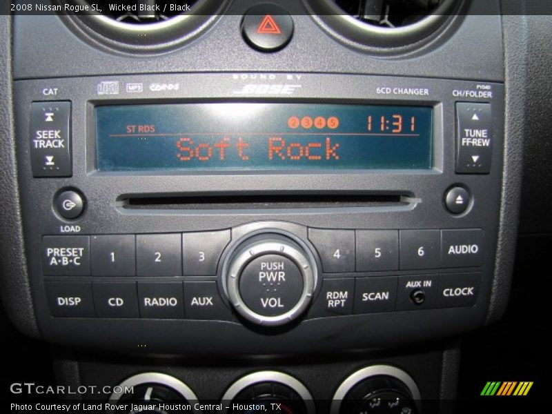 Wicked Black / Black 2008 Nissan Rogue SL