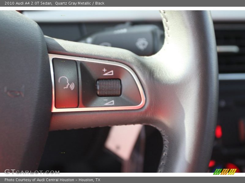 Quartz Gray Metallic / Black 2010 Audi A4 2.0T Sedan
