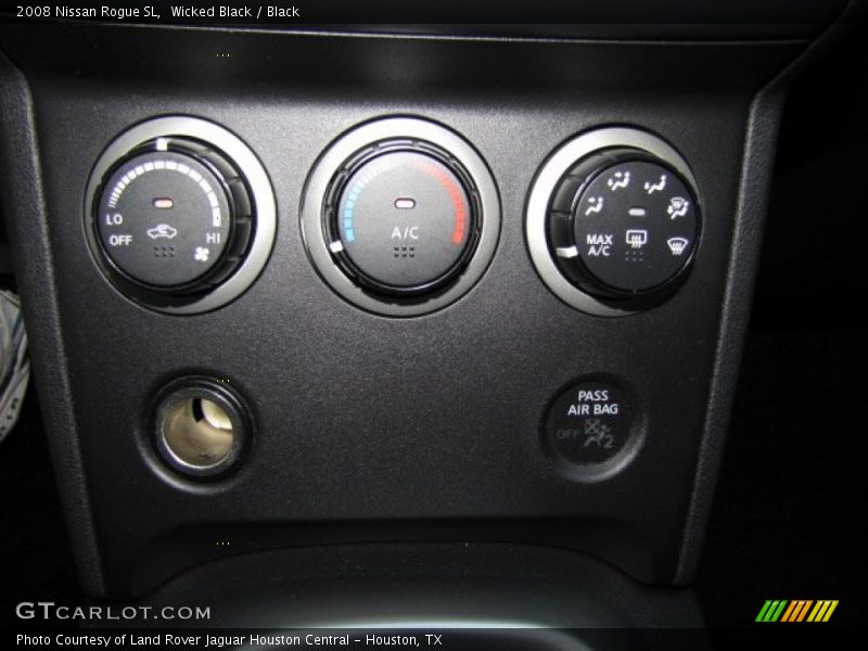 Wicked Black / Black 2008 Nissan Rogue SL