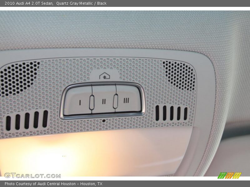 Quartz Gray Metallic / Black 2010 Audi A4 2.0T Sedan