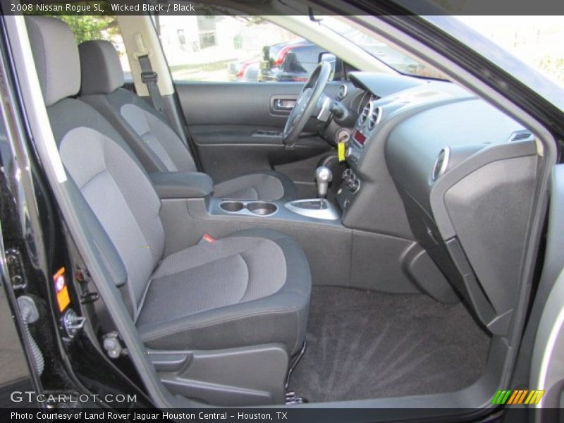  2008 Rogue SL Black Interior