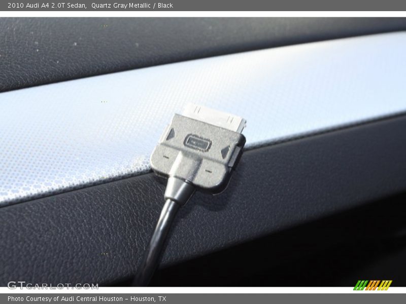 Quartz Gray Metallic / Black 2010 Audi A4 2.0T Sedan