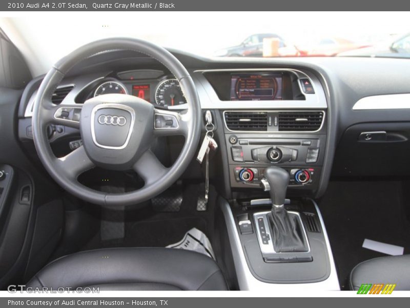 Quartz Gray Metallic / Black 2010 Audi A4 2.0T Sedan