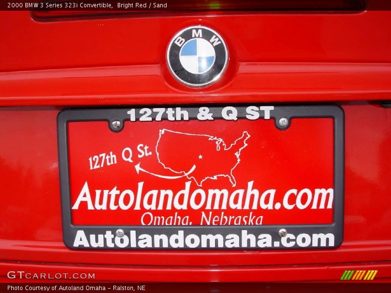 Bright Red / Sand 2000 BMW 3 Series 323i Convertible