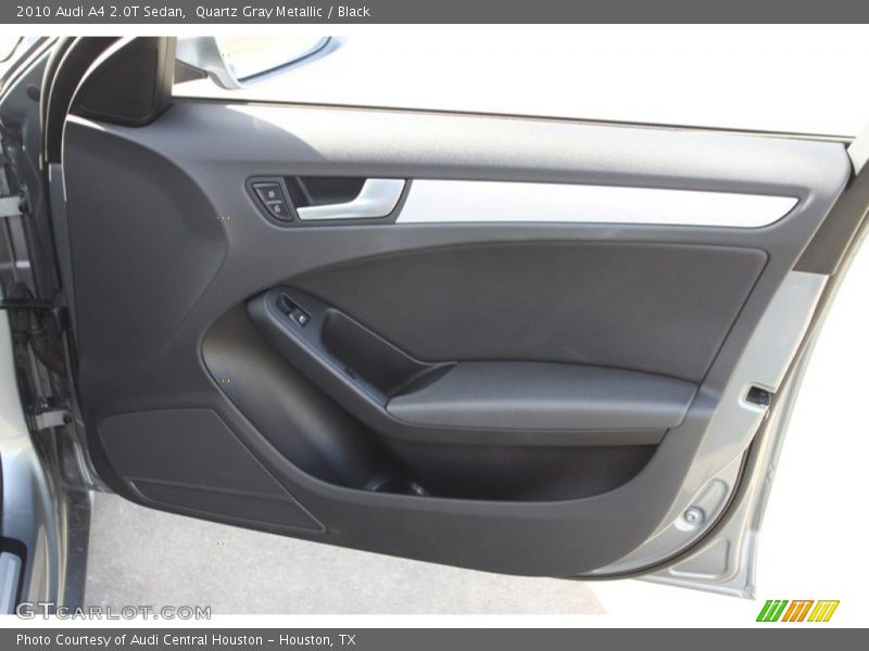 Quartz Gray Metallic / Black 2010 Audi A4 2.0T Sedan