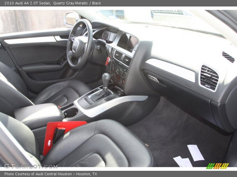 Quartz Gray Metallic / Black 2010 Audi A4 2.0T Sedan