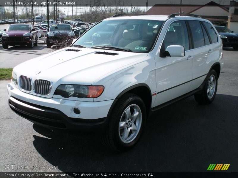 Alpine White / Beige 2002 BMW X5 4.4i